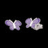 HERZENGEL CHILDREN'S SILVER NATURE BUTTERFLY STUD EARRINGS