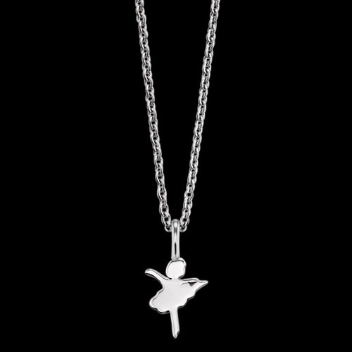 HERZENGEL CHILDREN'S SILVER BALLERINA NECKLACE