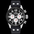TW STEEL SIMEON PANDA BLACK DIAL 48MM VOLANTE LEATHER LIMITED EDITION WATCH TW985 - FRONT VIEW