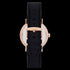 JAG MEN'S COOPER ROSE GOLD & BLACK LEATHER WATCH - BACK VIEW