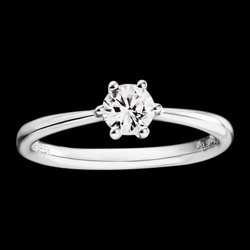 ENGELSRUFER SILVER SHINY SOLITAIRE CZ RING