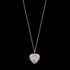 ENGELSRUFER SILVER ROSE GOLD HEART SOUNDBALL NECKLACE