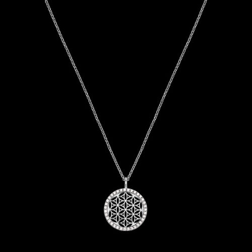 ENGELSRUFER SILVER FLOWER OF LIFE CZ NECKLACE