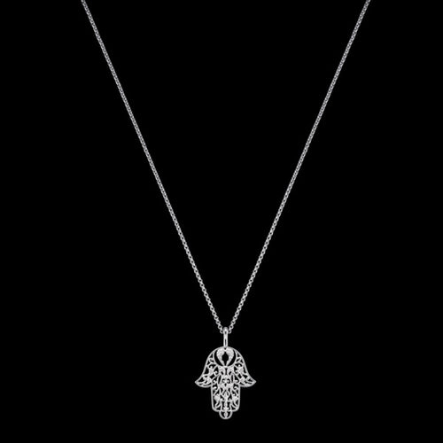 ENGELSRUFER SILVER LITTLE HAND OF FATIMA NECKLACE