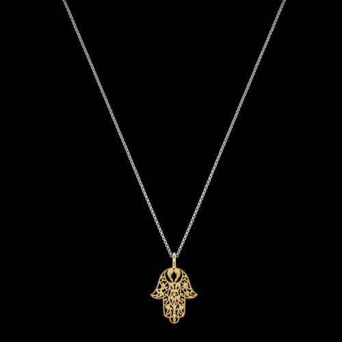 ENGELSRUFER GOLD LITTLE HAND OF FATIMA NECKLACE