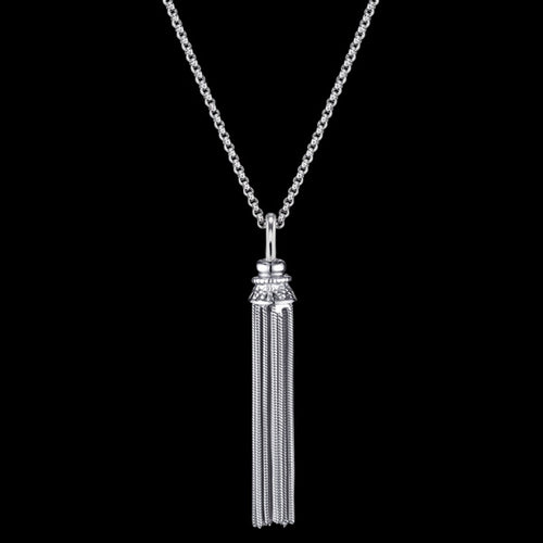 ENGELSRUFER SILVER LITTLE TASSEL NECKLACE