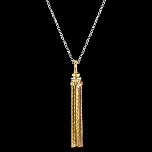 ENGELSRUFER GOLD LITTLE TASSEL NECKLACE