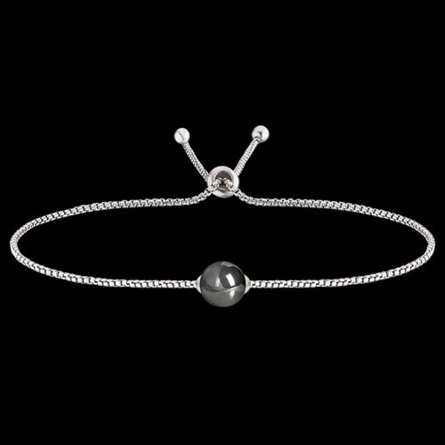 ENGELSRUFER SILVER PYRITE ADJUSTABLE BRACELET