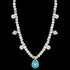 ANIA HAIE MINERAL GLOW SILVER TURQUOISE LABRADORITE 33-38CM NECKLACE