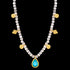 ANIA HAIE MINERAL GLOW GOLD TURQUOISE LABRADORITE 33-38CM NECKLACE