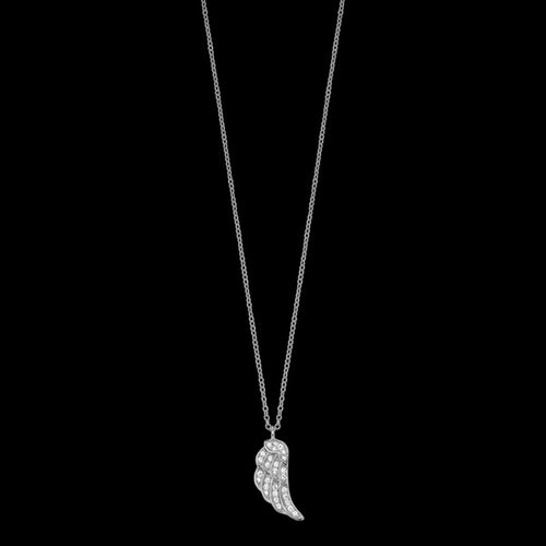 ENGELSRUFER SILVER CZ LITTLE WING NECKLACE