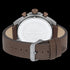 POLICE MEN'S KLEVAN BROWN LEATHER WATCH - BACK VIEW