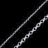 LUXXURY 2MM STERLING SILVER ROLO CHAIN NECKLACE