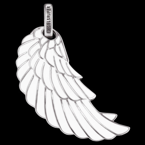 WHITE ANGEL WING LARGE PENDANT | ENGELSRUFER AUSTRALIA