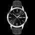 SEKONDA MEN’S BLACK DIAL DAY DATE BLACK LEATHER WATCH