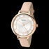 SEKONDA LADIES ROSE GOLD WHITE DIAL LEATHER WATCH - TILT VIEW