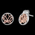 LOTUS SILVER CIRCLE EARRINGS | ENGELSRUFER AUSTRALIA