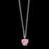 HERZENGEL CHILDREN'S SILVER HEART PINK CZ NECKLACE