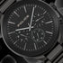 POLICE MEN'S GIFFORD ALL BLACK WATCH - DIAL CLOSE-UP