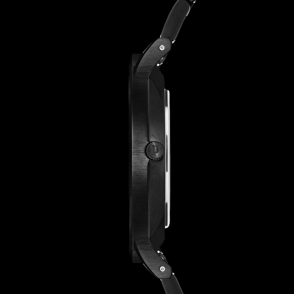 POLICE MEN'S BERKELEY ALL BLACK WATCH - SIDE VIEW