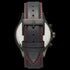 JAG MEN'S BLAKE RED DIAL BLACK LEATHER WATCH - BACK VIEW
