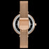 KENNETH COLE ROSE GOLD TRANSPARENCY LADIES MESH WATCH - BACK VIEW