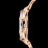 KENNETH COLE ROSE GOLD MOTHER OF PEARL GEM HALO CLASSIC LADIES WATCH - SIDE VIEW