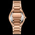 KENNETH COLE ROSE GOLD MOTHER OF PEARL GEM HALO CLASSIC LADIES WATCH - BACK VIEW