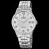 FESTINA MEN'S SWISS SAPPHIRE WHITE DIAL LINK WATCH