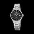 FESTINA LADIES SWISS SAPPHIRE BLACK DIAL LINK WATCH