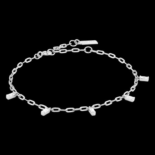 ANIA HAIE GLOW GETTER SILVER GLOW DROP BRACELET