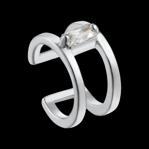 ANIA HAIE GLOW GETTER SILVER GLOW EAR CUFF
