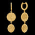 ANIA HAIE GOLD DIGGER AXUM MINI HOOP DROP EARRINGS