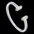 ANIA HAIE GLOW GETTER SILVER GLOW ADJUSTABLE RING