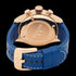 TW STEEL SWISS SAPPHIRE VOLANTE CHRONO ROSE GOLD BLUE DIAL WATCH SVS204 - BACK VIEW
