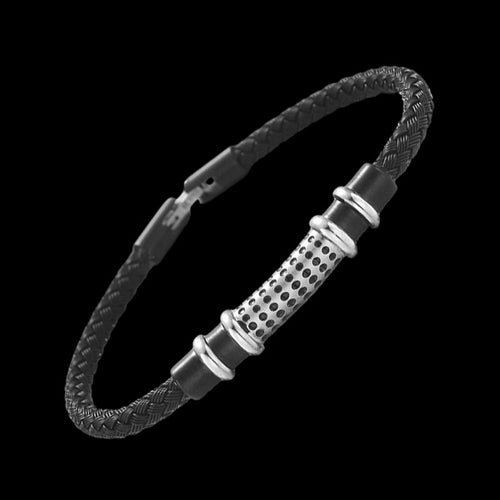 MAXIMAN BULKHEAD BLACK MEN'S CABLE BRACELET