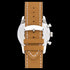 JAG MEN'S CHRIS BLUE DIAL TAN LEATHER WATCH - BACK VIEW