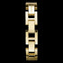 SEKSY LADIES GOLD PAVE SET CRYSTAL BRACELET WATCH - BRACELET VIEW