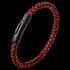 MAXIMAN TRAILBLAZER MEN'S RED RUST LEATHER BRACELET