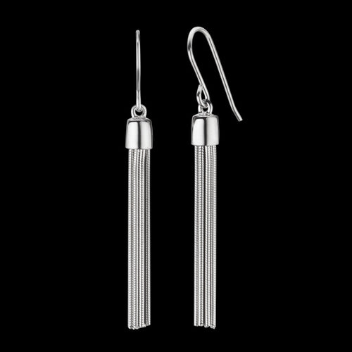 ENGELSRUFER SILVER TASSEL DROP EARRINGS