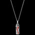 ENGELSRUFER SILVER RED JASPER POWER STONE SMALL NECKLACE