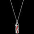 ENGELSRUFER SILVER RED JASPER POWER STONE SMALL NECKLACE