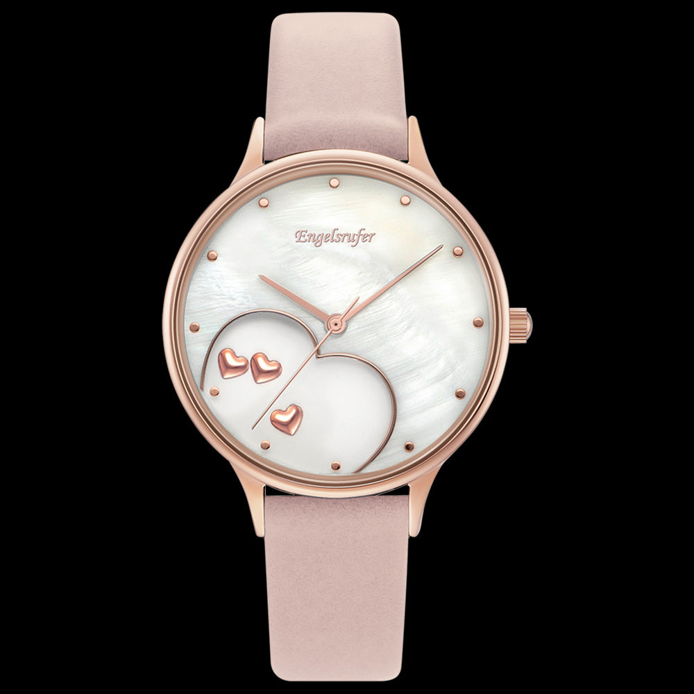 ENGELSRUFER HAPPY HEARTS ROSE GOLD WATCH