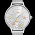 ENGELSRUFER TREE OF LIFE SILVER MESH WATCH - DIAL CLOSE-UP