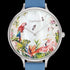 ENGELSRUFER PARADISE SILVER AZURE BLUE WATCH - DIAL CLOSE-UP