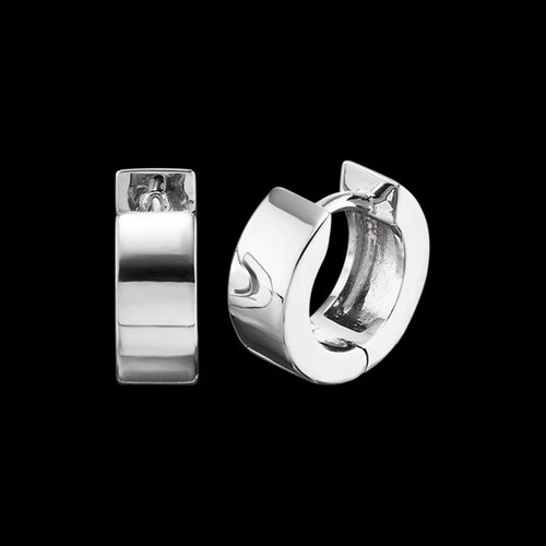 ENGELSRUFER SILVER LENA 13MM HUGGIE EARRINGS