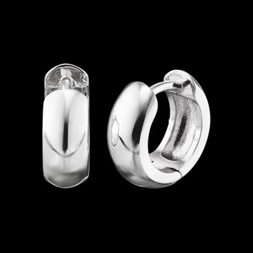 ENGELSRUFER SILVER ANNA 13MM HUGGIE EARRINGS