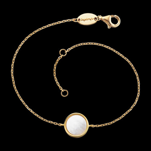 ENGELSRUFER GOLD WHITE MOTHER OF PEARL BRACELET