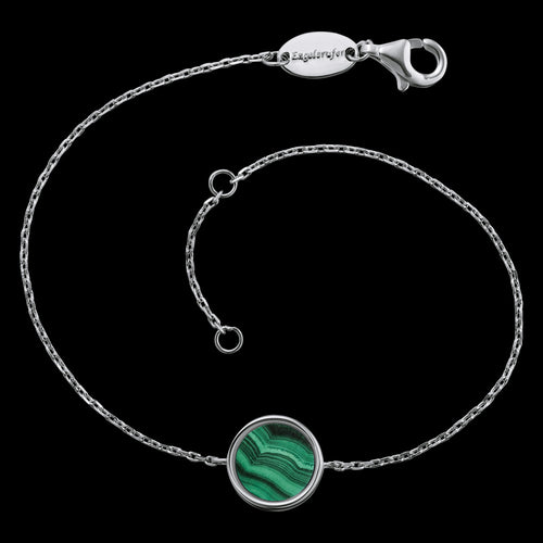 MALACHITE STERLING SILVER BRACELET | ENGELSRUFER AUSTRALIA