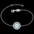 LUCKY EYE SILVER BLUE ENAMEL BRACELET | ENGELSRUFER AUSTRALIA